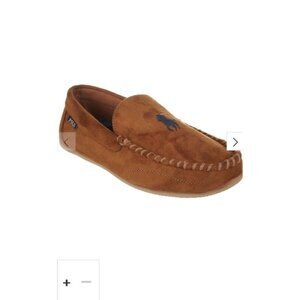 POLO Ralph Lauren Ladies Chesnut Suede Memory Foam indoor/outdoor Slippers
